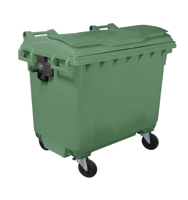 Контейнер для відходів PLASTIK GOGIC, 660л., EN 840-2, зелений